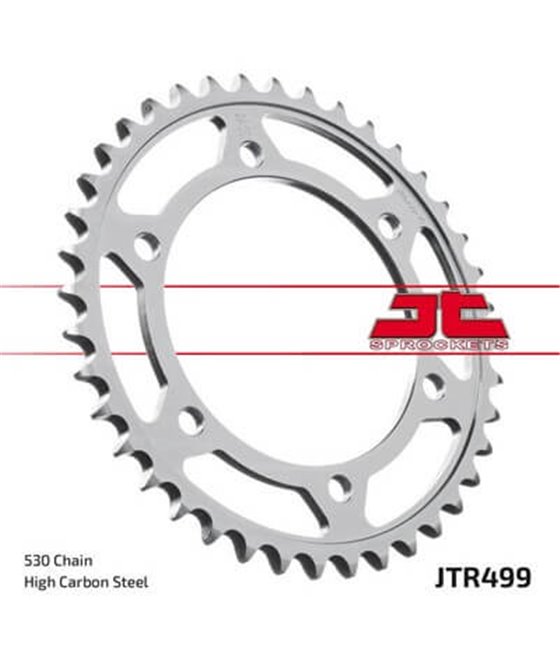 Rear sprockets Steel JTR499 42 tooth 